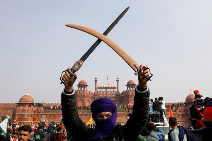 Farmer's protest in New Delhi