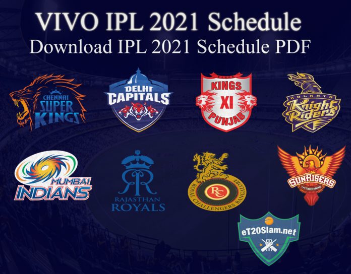 IPL 2021 schedule