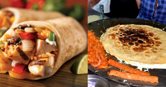 If you are able to finish this Kathi roll, you can win ₹20,000!