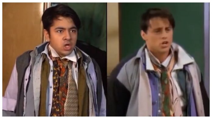 Boy mimics Joey from Friends and the internet is loving it!