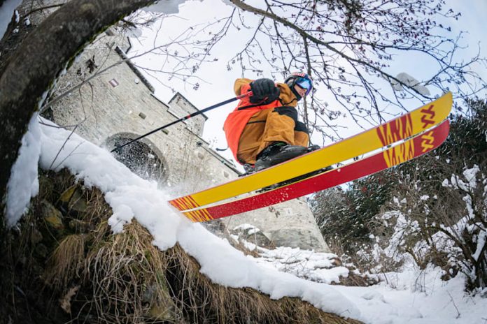 Amazing video: Freestyle skier Marcus Eder completes the ultimate run.