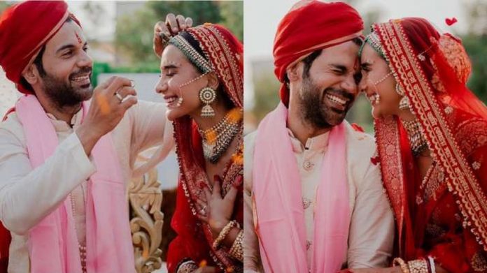 Rajkummar Rao and Patralekhaa have tied the knot! Here are the pics of the duo!