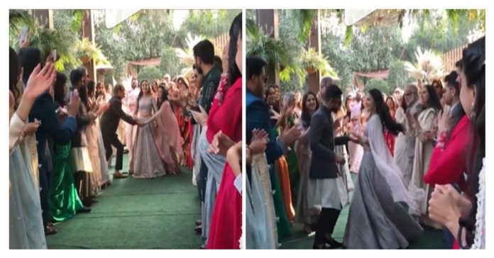 Desi bride dances