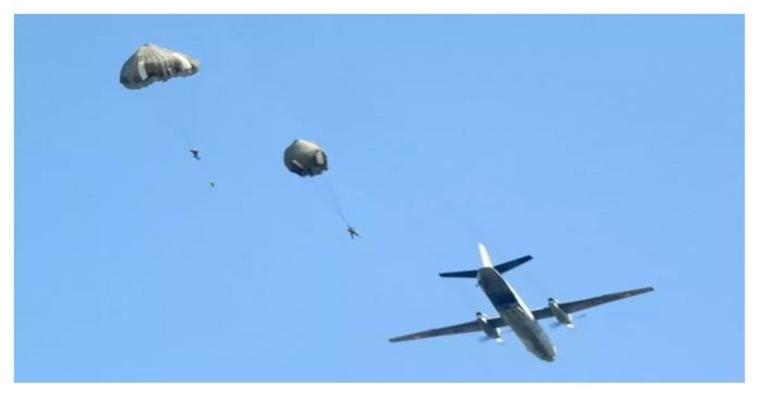 Indian Army conducts airborne exercises