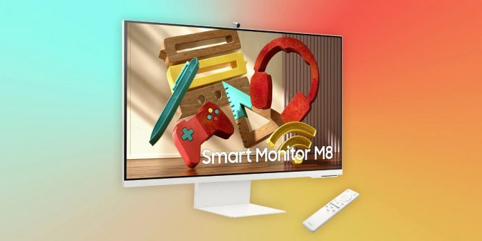Samsung introduces the M8 Smart Monitor, which features a magnetic Slim Fit Cam?