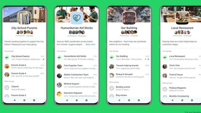 WhatsApp has released Communities, which includes four new group capabilities.
